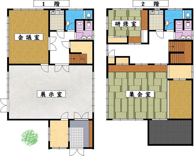 農業会館の間取り