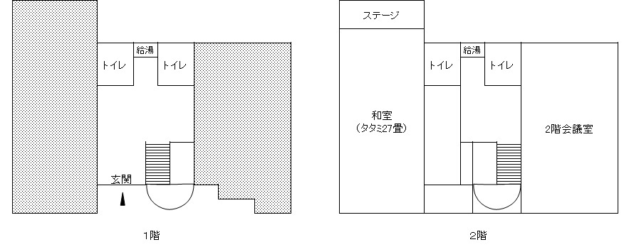 小宮会館　平面図