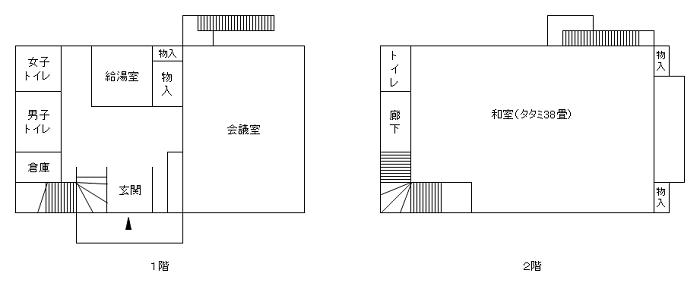 北伊奈会館　平面図