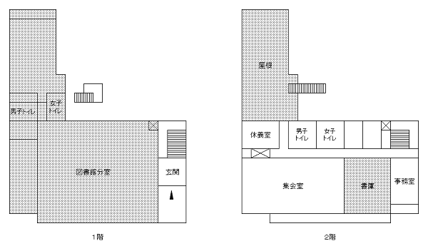 増戸会館　平面図