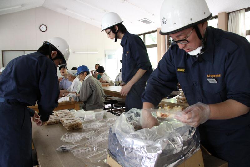 給食訓練準備