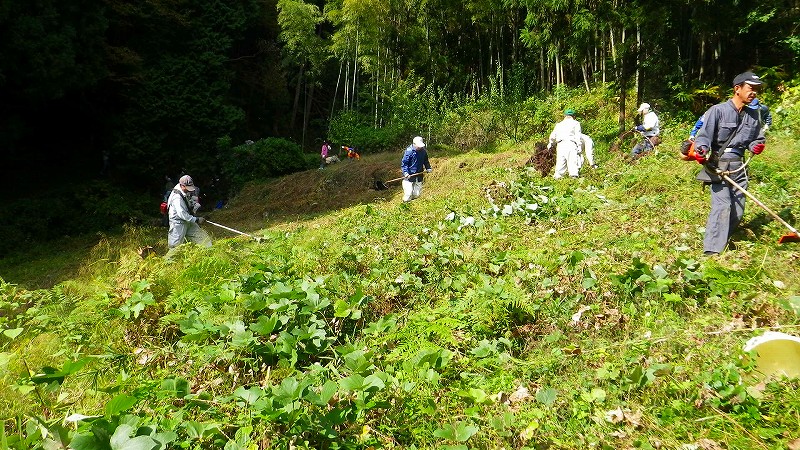 軍道地区の草刈り