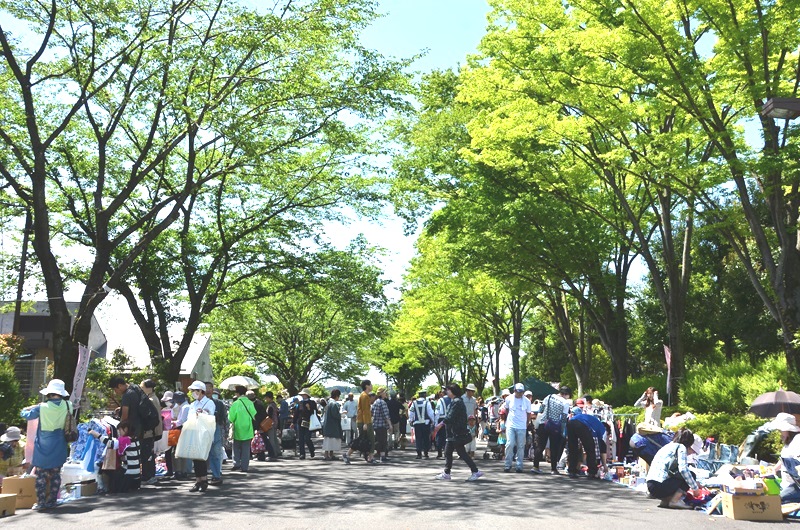 リサイクルフェア会場の様子