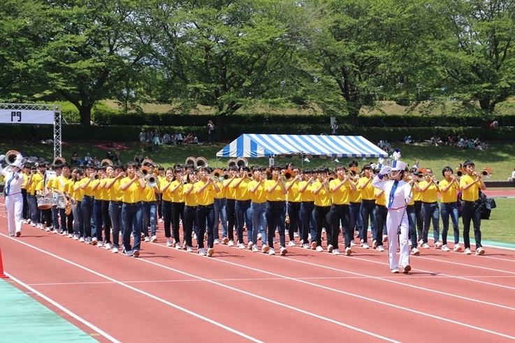 市内中学校合同マーチングバンド