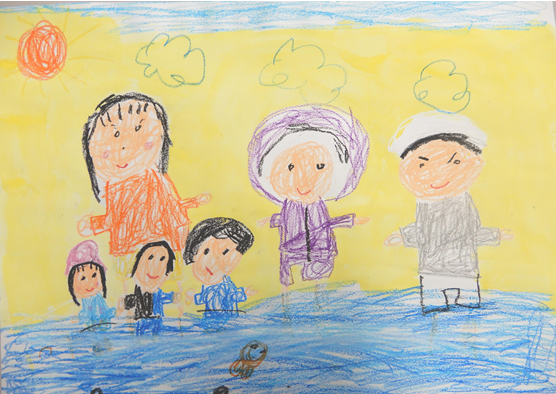 家庭の日　絵画　優秀賞