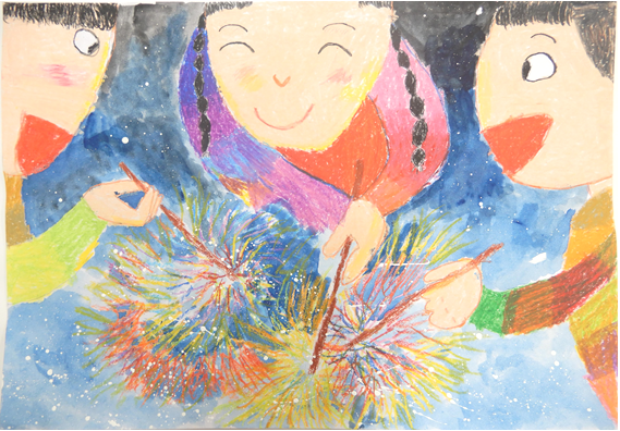 家庭の日　絵画　最優秀賞