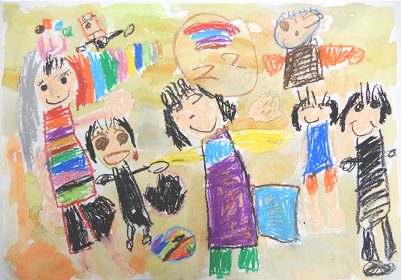 家庭の日　絵画　優秀賞5