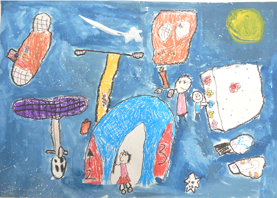 家庭の日　絵画　優秀賞6