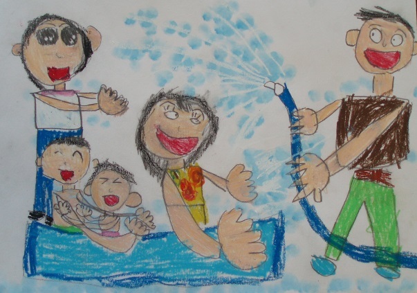 家庭の日　絵画　最優秀賞