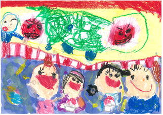 家庭の日　絵画　優秀賞