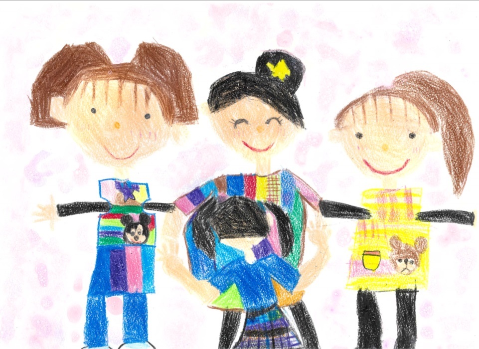家庭の日　絵画　優秀賞