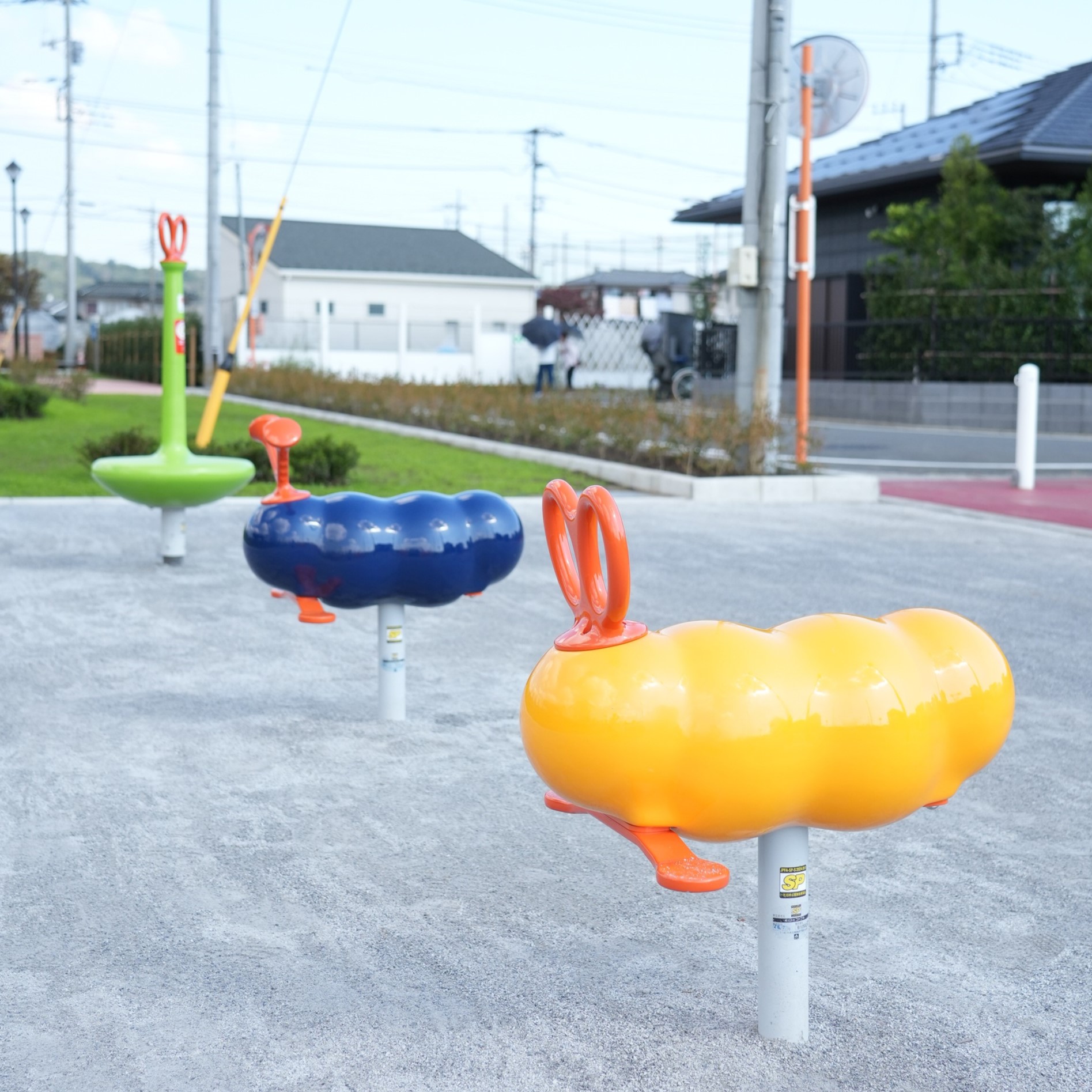 引田区画整理地内の公園が2か所オープン